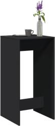 vidaXL fekete szerelt fa bárasztal 51 x 50 x 103, 5 cm (854419)