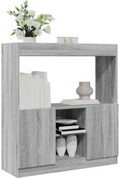 vidaXL szürke sonoma színű szerelt fa magasszekrény 92 x 33 x 100 cm (855129) - vidaxl