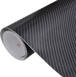 vidaXL 2 darab 4D-s fekete autófólia 100 x 150 cm + 50 x 150 cm (210721)