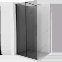 Mexen Velar tolózáras zuhanyfal 120 x 200 cm, grafit 8 mm, gun gray kefélt - 871-120-000-43-66 (871-120-000-43-66)