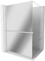 Mexen Kioto+ zuhanyfal polccal Walk-in 120 x 200 cm, tükör, fehér - 800-120-121-20-50 (800-120-121-20-50)
