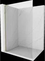 Mexen Kioto L Walk-in zuhanyfal 90 x 200 cm, átlátszó, arany - 800-090-103-50-00 (800-090-103-50-00)