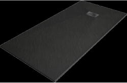 Mexen Hugo téglalap alakú zuhanytálca SMC 180 x 90 cm, fekete, fekete takarólemez - 42709018-B (42709018-B)