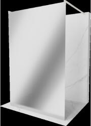 Mexen Kioto álló zuhanyfal 140 x 200 cm, tükör 8 mm, kefélt nikkel - 800-140-002-97-50 (800-140-002-97-50)