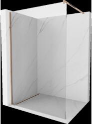 Mexen Kioto Walk-in zuhanykabin 105 x 200 cm, 8 mm-es átlátszó üveg, rózsaarany - 800-105-101-60-00 (800-105-101-60-00)
