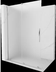 Mexen Velar mozgatható Walk-in zuhanyfal 160 x 200 cm, homályos 8 mm, króm - 871-160-000-33-01 (871-160-000-33-01)