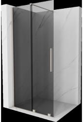 Mexen Velar toló zuhanyfal Walk-in 75 x 200 cm, grafit 8 mm, kefélt nikkel - 871-075-000-43-97 (871-075-000-43-97)
