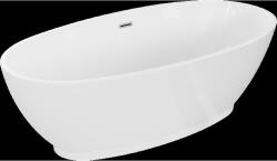 Mexen Bilbao szabadon álló kád 180 x 90 cm, fehér, króm túlfolyó - 51311809000-01 (51311809000-01)
