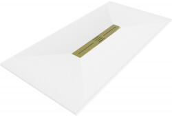 Mexen Toro téglalap alakú zuhanytálca SMC 200 x 70 cm, fehér, arany takaró - 43107020-G (43107020-G)