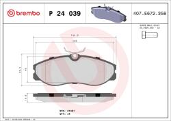 BREMBO BRE-P24039