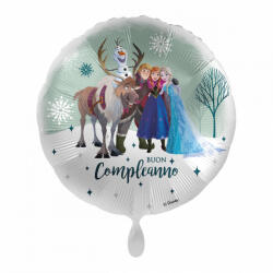 Disney Jégvarázs Team Buon Compleanno fólia lufi 43 cm (NPR169603) - kreativjatek