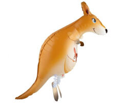  Kenguru Kangaroo sétáló fólia lufi 82 cm (MLG190779)