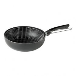 ibili Tigaie si cos Ibili-Inducta, aluminiu, 26 cm, negru argintiu (IB-410626)