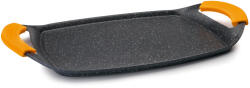 ibili Tava grill Ibili-Basic, aluminiu, 36x23x3.2 cm, negru galben (IB-409523)