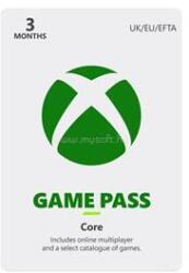 Microsoft XBOX Game Pass Core 3 hónapos előfizetés [ELEKTRONIKUS LICENC]