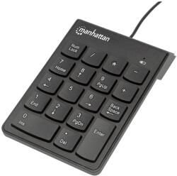 Manhattan Numerikus billentyűzet - USB , Fekete (176354) - nyomtassingyen