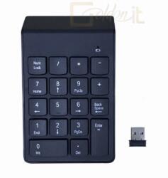 Gembird Billentyűzet Gembird KPDW02 Wireless numeric keypad KPDW02 (KPD-W-02)