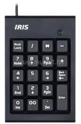 IRIS B-15 numerikus vezetékes billentyűzet (fekete) (IRIS_B-15) (IRIS_B-15)
