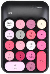 MOFII Vezeték nélküli numerikus billentyűzet X910 Fekete+Piros