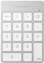 Satechi Vezeték nélküli numerikus funkció billentyűzet, Bluetooth, ezüst (ST-XLABKS) (ST-XLABKS)