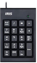 IRIS B-15 USB fekete numerikus billentyűzet (B-15) - haztartasibolt