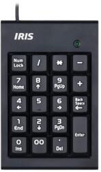 Iris B-15 USB fekete numerikus billentyűzet (B-15) - nyomtassingyen