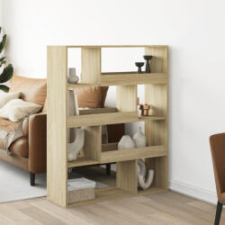 vidaXL sonoma tölgy színű szerelt fa könyvszekrény 100 x 33 x 125, 5 cm (3309332) - balena