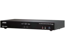 ATEN Comutator KVMP cu 2 porturi USB 3.0 4K HDMI cu două ecrane CS1842-AT-G (CS1842-AT-G)