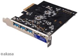 Akasa AK-PCCU3-09 PCI Express Low Profile kártya (AK-PCCU3-09)