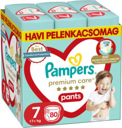 Pampers Premium Care Pants 7 17+ kg 80 db