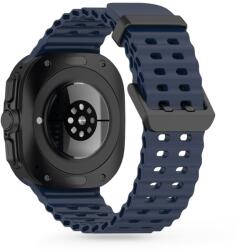 Tech-Protect IconBand Pro - Samsung Galaxy Watch Ultra (47 mm-es) szilikon sportszíj - sötétkék (TP312306) (TP312306) - xupe