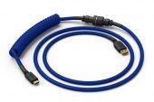 GLORIOUS Coiled Cable Cobalt - USB-C Spirálkábel - Kék GLO-CBL-COIL-COBALT