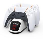 DOBE Playstation 5 Dual Sense/Edge Dupla Töltőállomás - Fehér TP5-0515