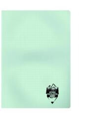 DACO Caiet A4 60 file DACO, coperta plastic, dictando, 70 g/m, Verde pastel (CT461DR/VERDEPASTEL)