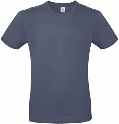 B and C Csomag akciós póló (minimum 5 db) Férfi rövid ujjú póló B&C #E150 T-Shirt -XS, Farmer kék (Denim)
