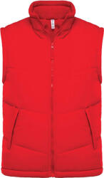 Kariban Uniszex mellény Kariban KA6118 Fleece Lined Bodywarmer -3XL, Red