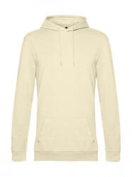 B&C Collection Férfi kapucnis hosszú ujjú pulóver B and C #Hoodie French Terry M, Halványsárga