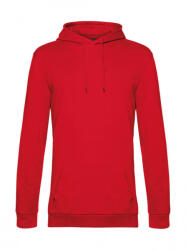 B&C Collection Férfi kapucnis hosszú ujjú pulóver B and C #Hoodie French Terry XL, Piros