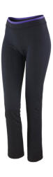 Result Női nadrág Result Women's Fitness Trousers S (10), Fekete/Levendula