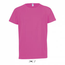 SOL'S Gyerek póló SOL'S SO01166 Sol'S Sporty Kids - Raglan-Sleeved T-Shirt -6A, Neon Pink 2