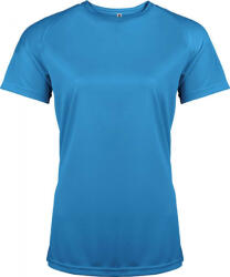 Proact Női póló Proact PA439 Ladies' Short-Sleeved Sports T-Shirt -XS, Aqua Blue