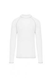 Proact Férfi póló Proact PA4017 Men'S Technical Long-Sleeved T-Shirt With Uv protection -S, White