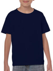 Gildan Gyerek póló Rövid ujjú Gildan Heavy Cotton Youth T-Shirt - XS (140/152), Sötétkék (navy)
