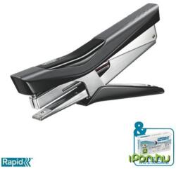 Rapid Tűzőgép kézi 10/4 15 lap Fixativ F11 fekete (5000289)
