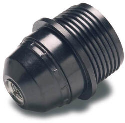 Famatel S. A Műanyag csillárfoglalat E-27 fekete, galléros, 163, Famatel S. A (163)