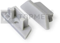 Topmet TM-végzáró profilhoz ARC egyenes szürke (pár) B2960022 (354319)