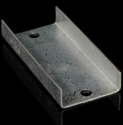 KOPOS Toldórozsdamentes acél 40mm kábeltálcához, Rozsdamentes acél AISI 304, NIXS 40_IX (KOPNIXS40IX)