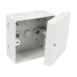 Kopos Kötődoboz halogénmentes IP66 81x81mm, PP, fedél - PC-ABS, KSK 80_KA (KOPKSK80KA)