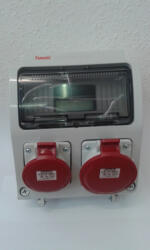 Famatel S. A AcQUA 9 modulos szerelt ipari doboz /1db 5p 16A + 1db 5p 32A/, 3957_96, Famatel S. A (3957_96)