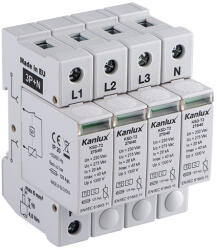 Kanlux 23133 KSD-T2 275/160 3P+N túlfeszültség korlátozó, sorolható 3 polusú (23133)
